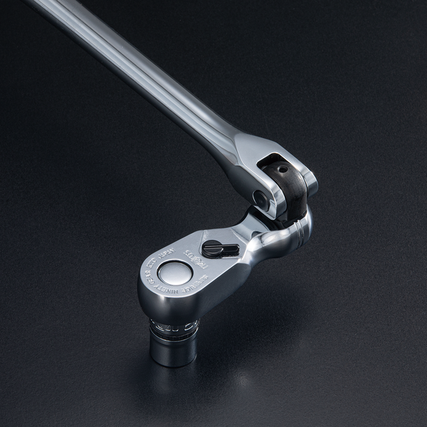 Nepros 3/8"sq. SHORT RATCHET (90-TOOTH) Front view