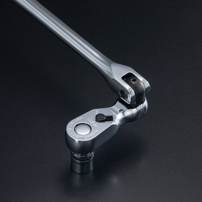 Nepros 3/8"sq. SHORT RATCHET (90-TOOTH) Front view