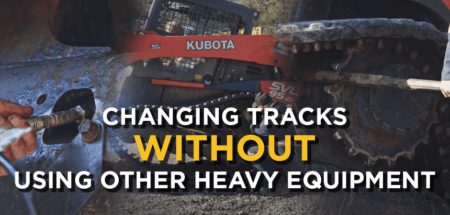 Replace Skid Steer Tracks Without Other Heavy Equipment