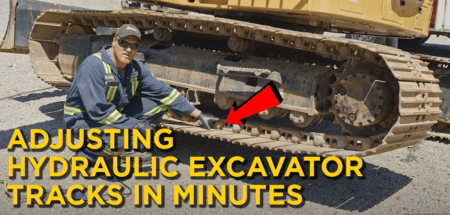 Fix Hydraulic Excavator Tracks in Under 2 Minutes With our handy guide