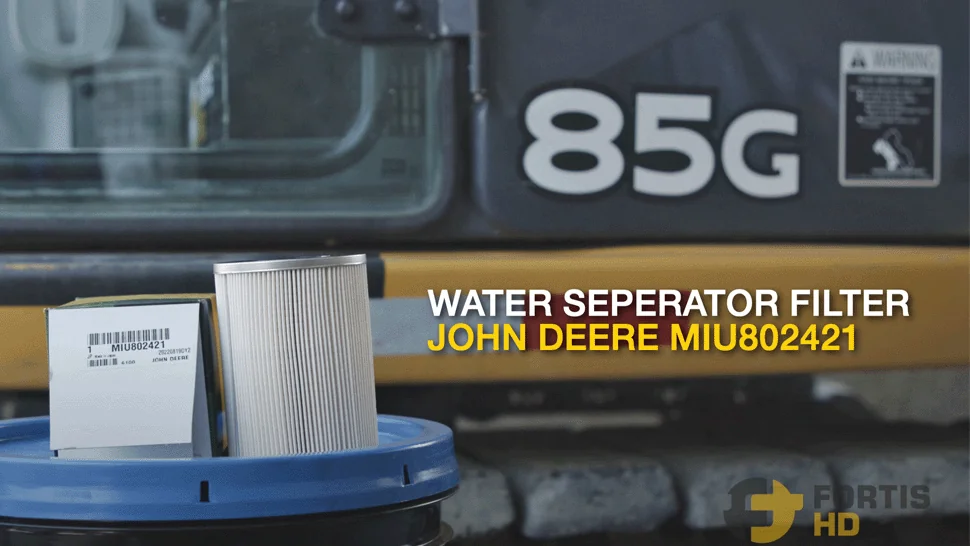 Water separator filter for a John Deere 85G Excavator.