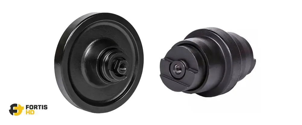Inner rollers for conventional and interchangeable rubber tracks.