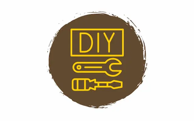 A DIY logo with a couple of tools.
