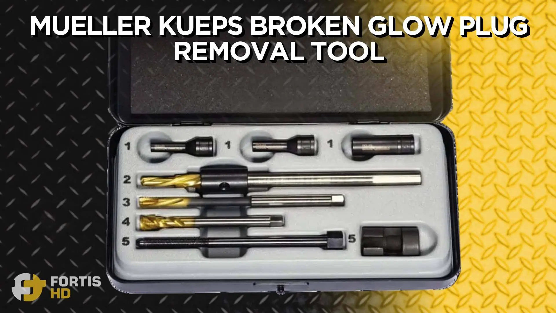 The Mueller Kueps Broken Glow Plug Removal Tool.